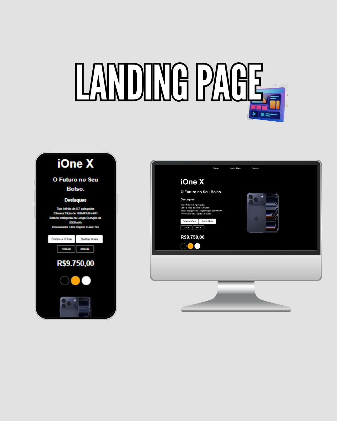 Landing Page iOne X